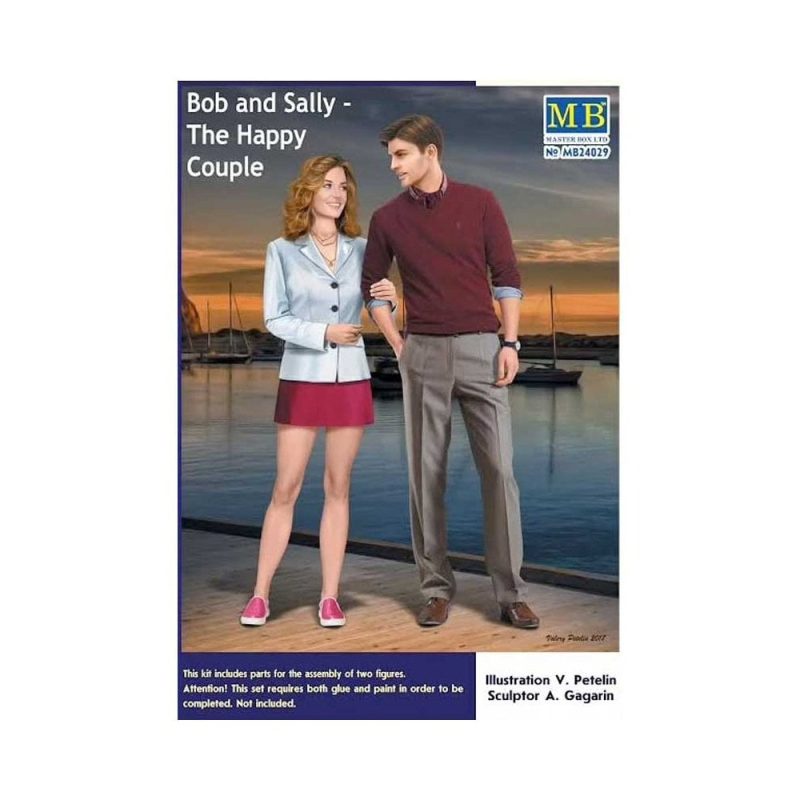 Master Box Bob and Sally - The Happy Couple (1/24) MB-24029