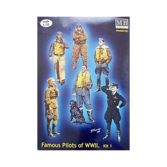 Master Box Famous Pilots of World War II Kit (1/32) MB-3201 Master Box Famous Pilots of World War II Kit (1/32) MB-3201