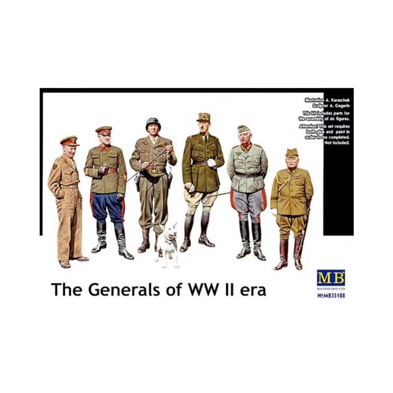 Master Box The Generals of WWII (1/35) MB-35108