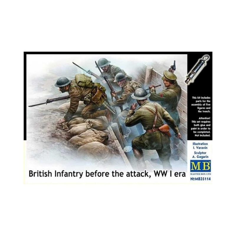 Master Box British Infantry Before the Attack WWI (1/35) MB-35114