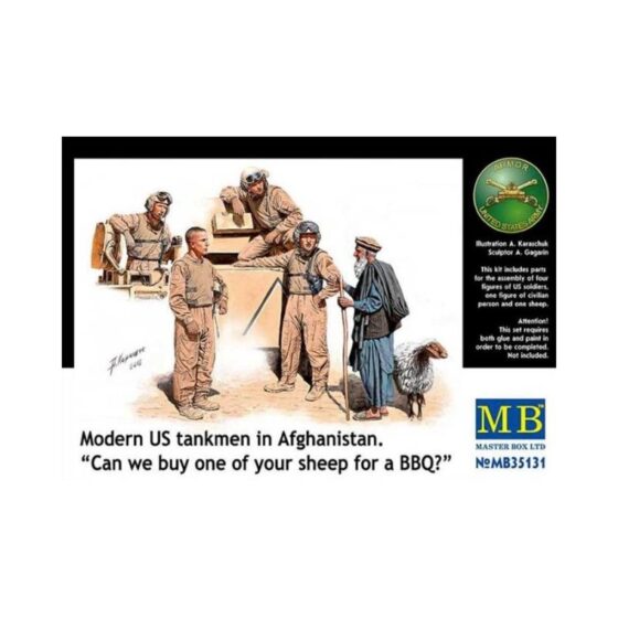 Master Box Modern US Tankmen in Afghanistan Can (1/35) MB-35131