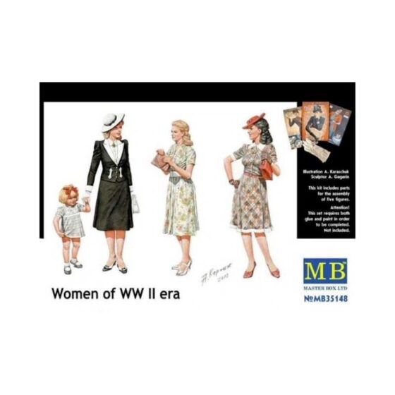 Master Box Women of WWII (1/35) MB-35148 Master Box Women of WWII (1/35) MB-35148
