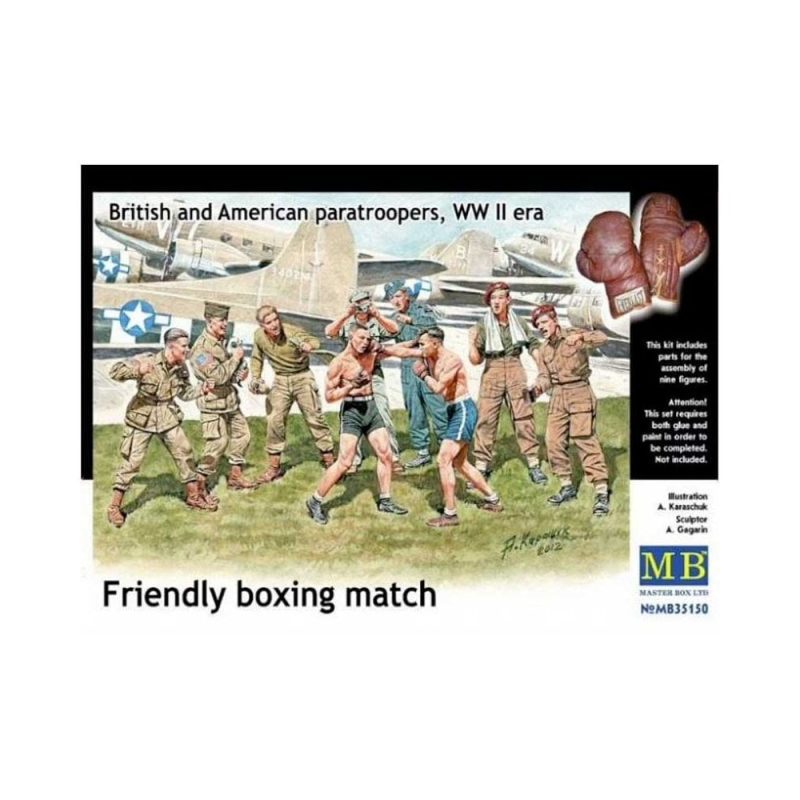 Master Box British and American Paratroopers Friend.. (1/35) MB-35150