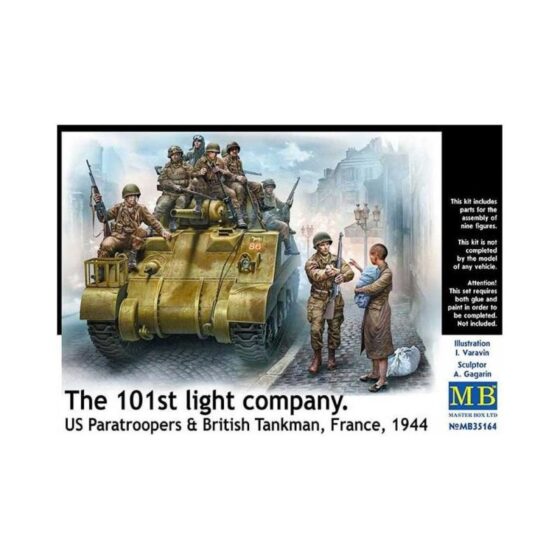 Master Box The 101st Light company. US Paratroopers (1/35) MB-35164