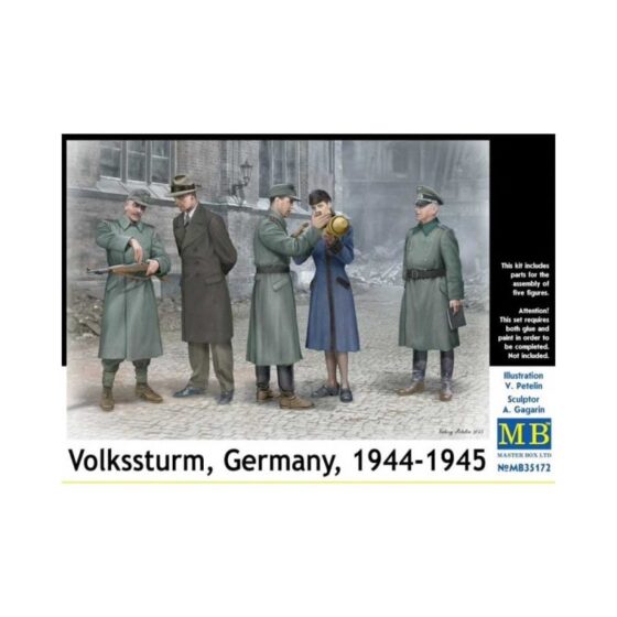 Master Box Volkssturm Germany 1944-1945 (1/35) MB-35172 Master Box Volkssturm Germany 1944-1945 (1/35) MB-35172