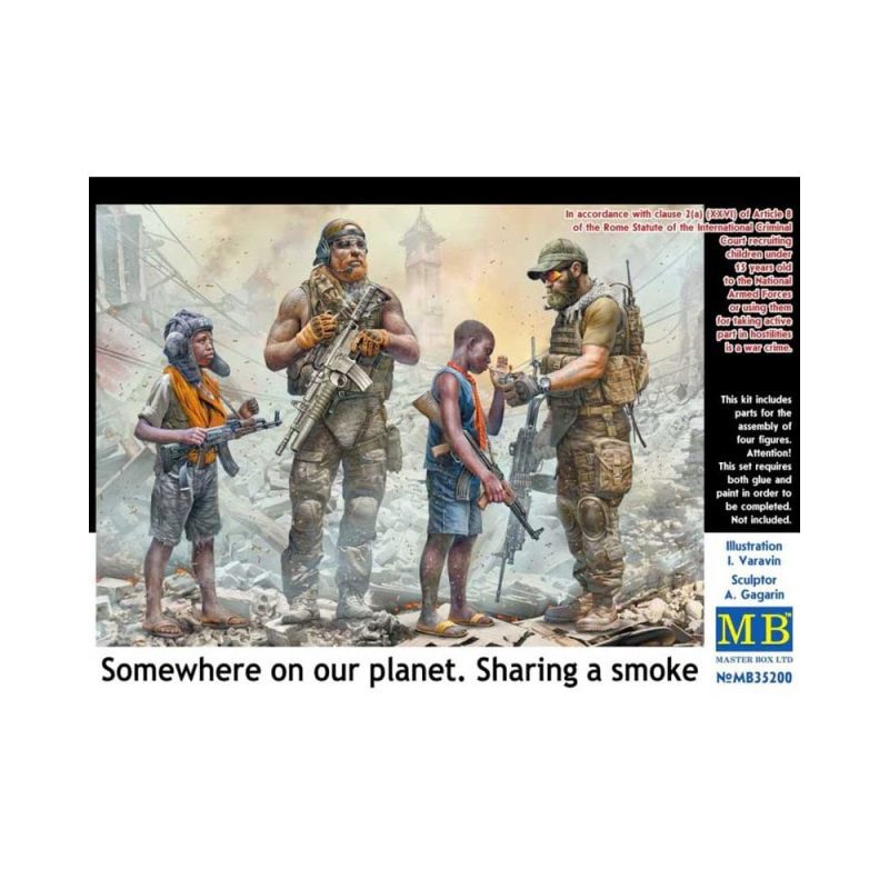 Master Box Somewhere on our planet, Sharing a Smoke (1/35) MB-35200