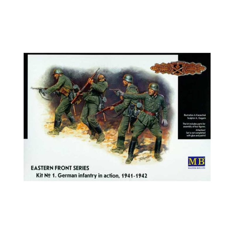 Master Box Eastern Front Series Kit. 1 German Infantry (1/35) MB-3522