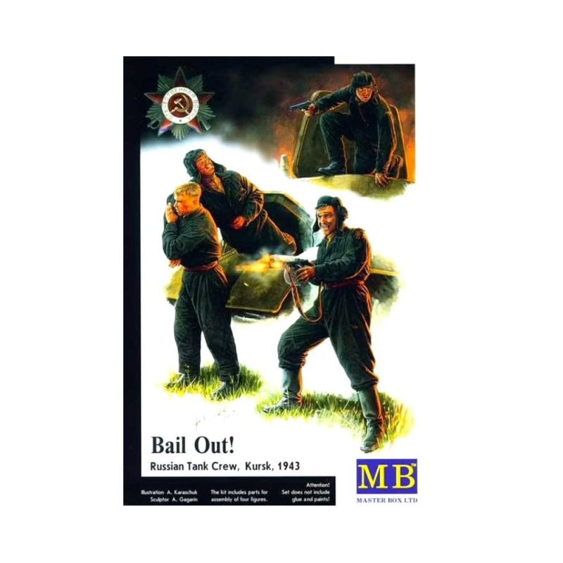 Master Box Russian Tankmen Kursk 1943 (1/35) MB-3532