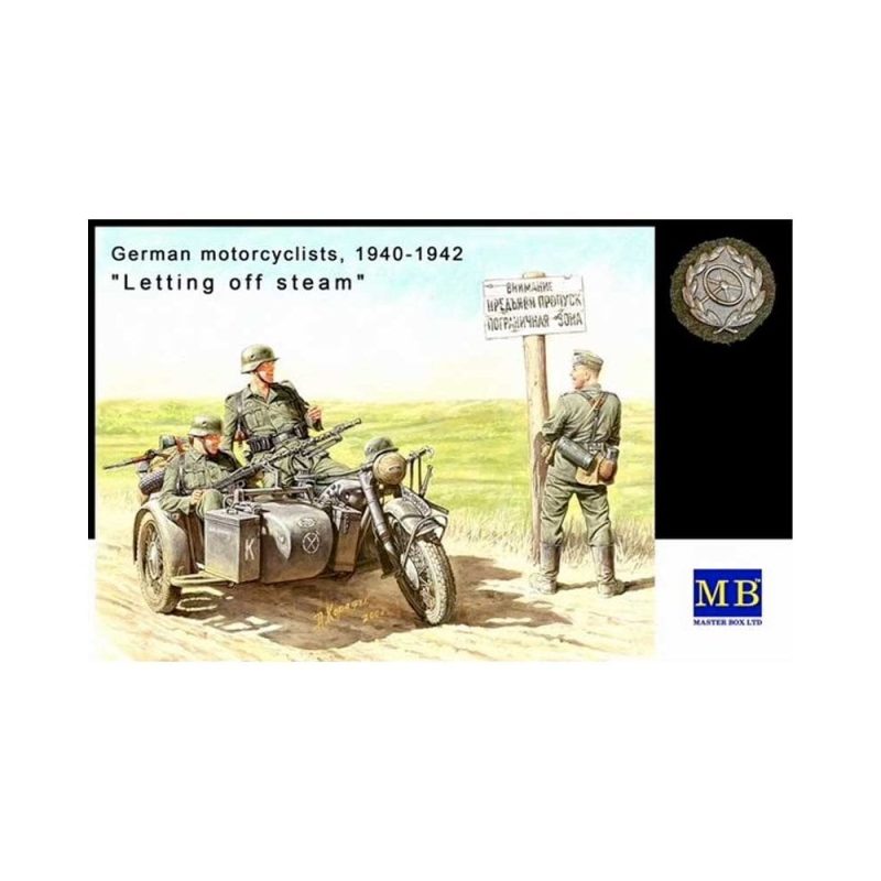 Master Box German Motorcyclists 1940 - 1943 (1/35) MB-3539