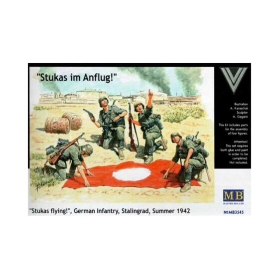 Master Box Stukas im Anflug German Infantry 1942 (1/35) MB-3545 Master Box Stukas im Anflug German Infantry 1942 (1/35) MB-3545