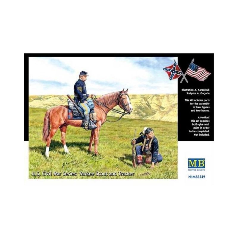 Master Box US Civil War Series: Yankee Scout and Track (1/35) MB-3549