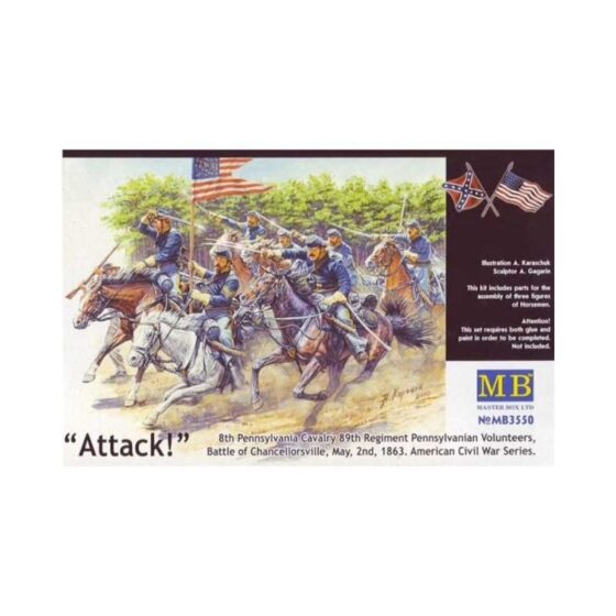Master Box US Civil War Series: The Attack of the 8th (1/35) MB-3550