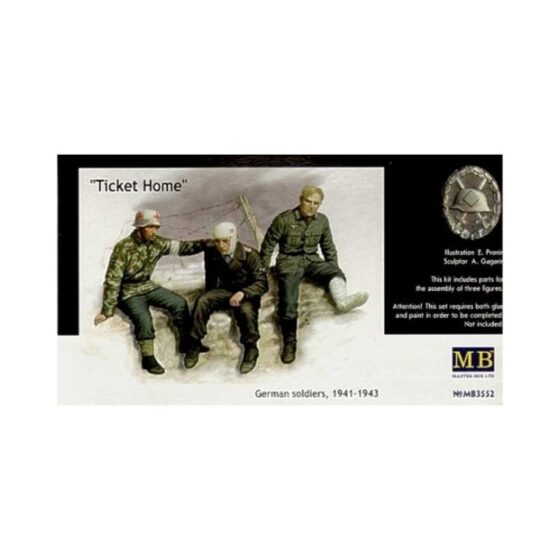 Master Box Ticket Home German Soldiers 1941-1943 (1/35) MB-3552 Master Box Ticket Home German Soldiers 1941-1943 (1/35) MB-3552