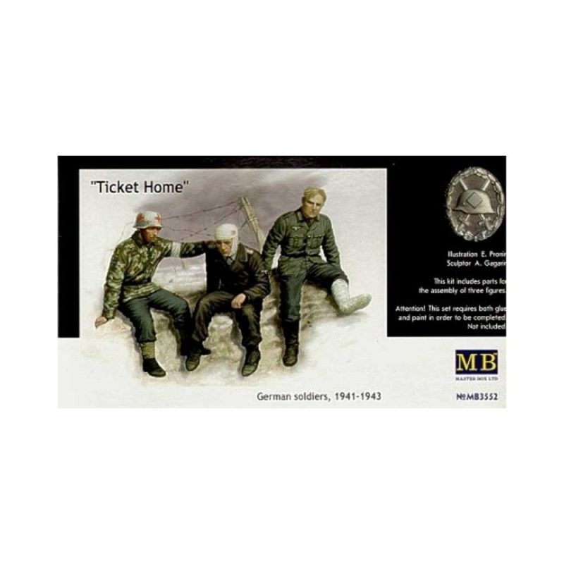 Master Box Ticket Home German Soldiers 1941-1943 (1/35) MB-3552