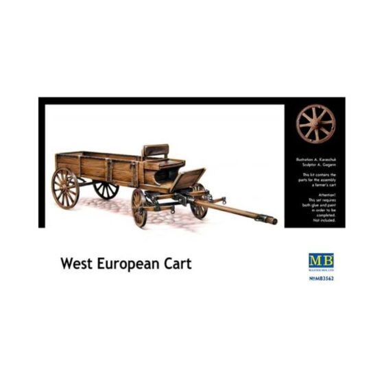 Master Box West European Cart (1/35) MB-3562 Master Box West European Cart (1/35) MB-3562