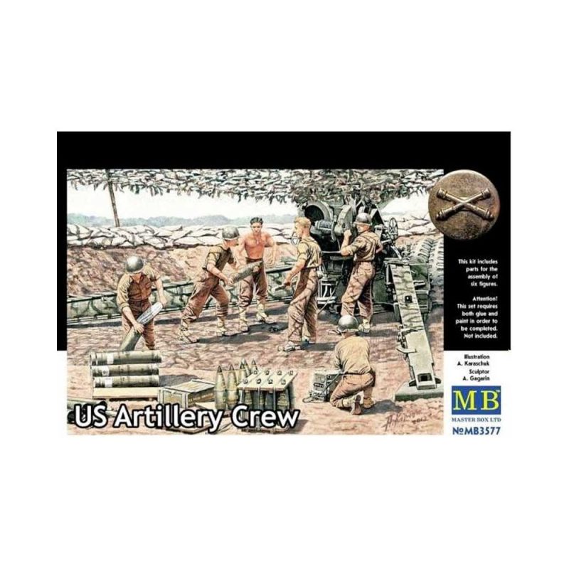 Master Box US Artillery Crew (1/35) MB-3577