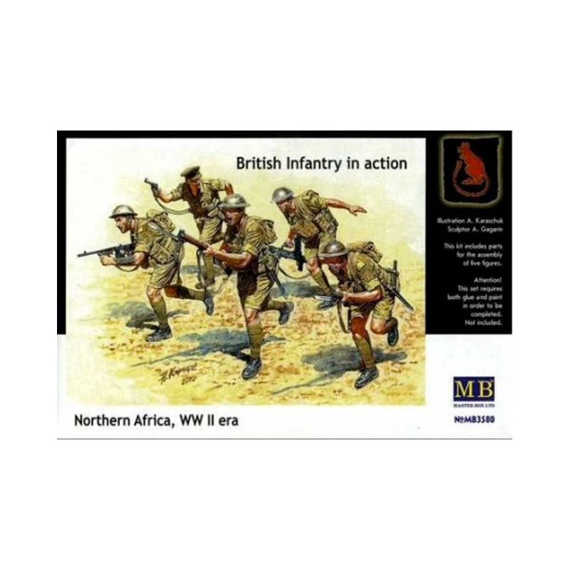 Master Box British Infantry North Africa 1941-43 (1/35) MB-3580