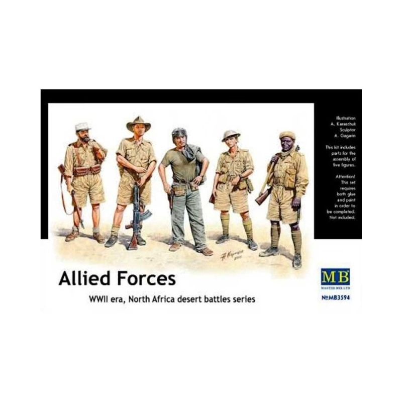 Master Box Allied Forces North Africa WWII (1/35) MB-3594