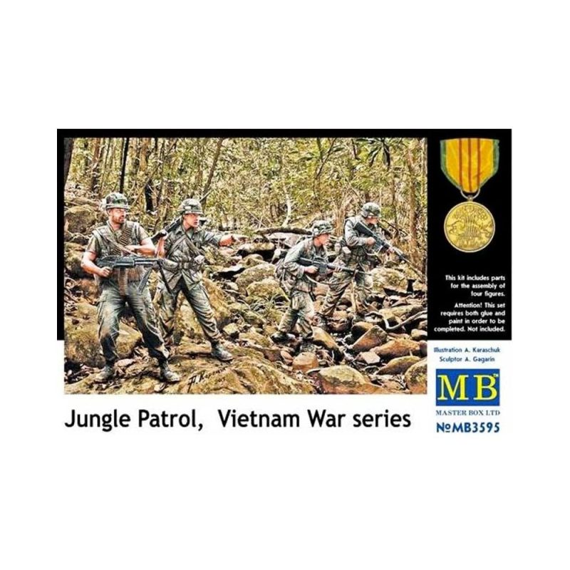 Master Box Jungle Patrol Vietnam War Series (1/35) MB-3595