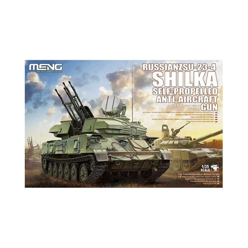 1/35 ZSU-23-4 Shilka Anti-Aircraft SPG Meng Model TS-023