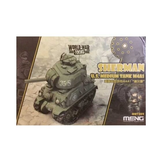 M4A1 Sherman U.S Tank World War Toon Meng Model WWT-002 M4A1 Sherman U.S Tank World War Toon Meng Model WWT-002