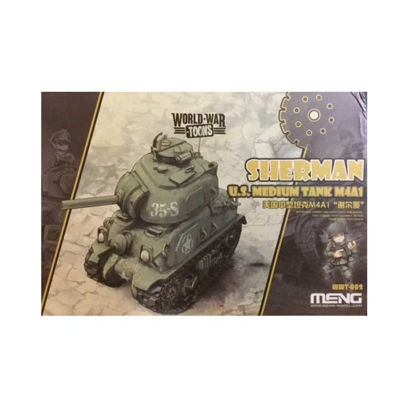 M4A1 Sherman U.S Tank World War Toon Meng Model WWT-002