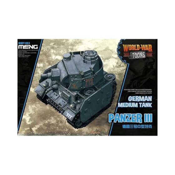 German Panzer III World War Toon Meng Model WWT-005 German Panzer III World War Toon Meng Model WWT-005
