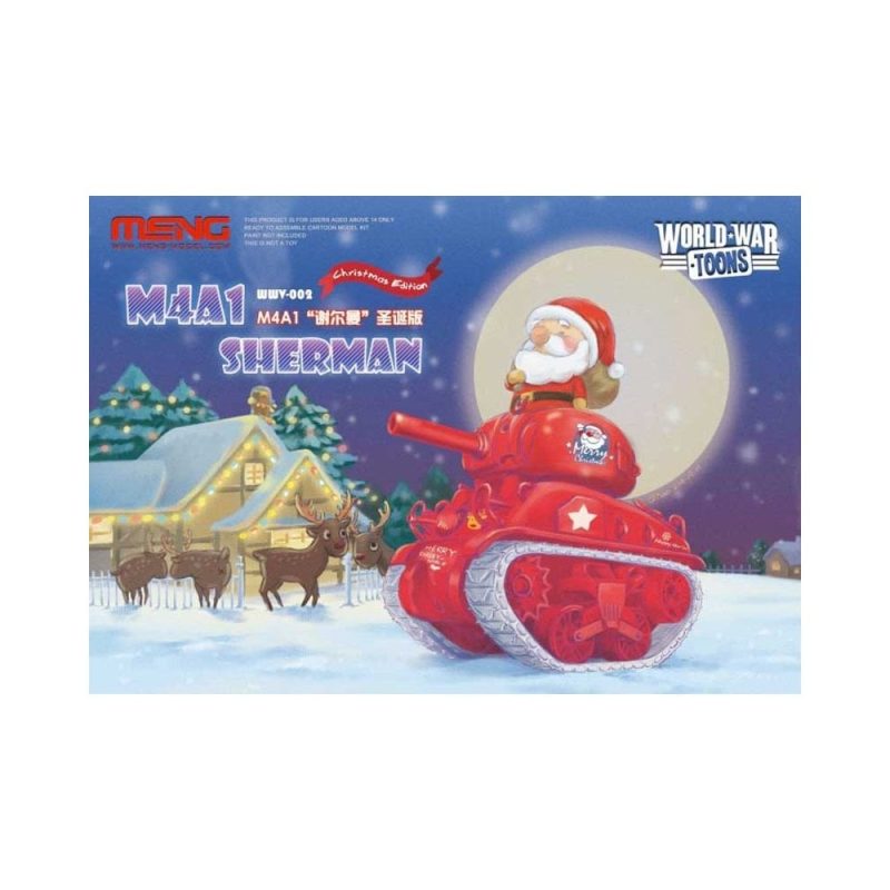 M4A1 Sherman Christmas Edition Toon Meng Model WWV-002