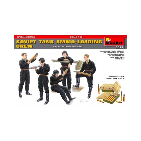 Miniart Soviet Tank Ammo-Loading Crew Set (Spec Edit) (1/35) 35131