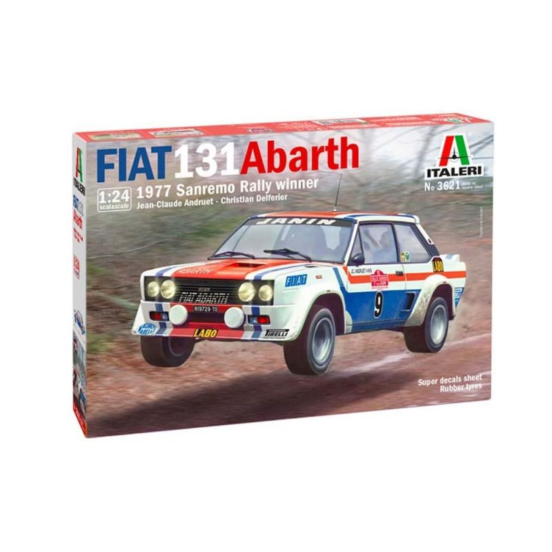 Italeri Fiat 131 Abarth 1977 Sanremo Rally Winner (1/24) 3621 Italeri Fiat 131 Abarth 1977 Sanremo Rally Winner (1/24) 3621