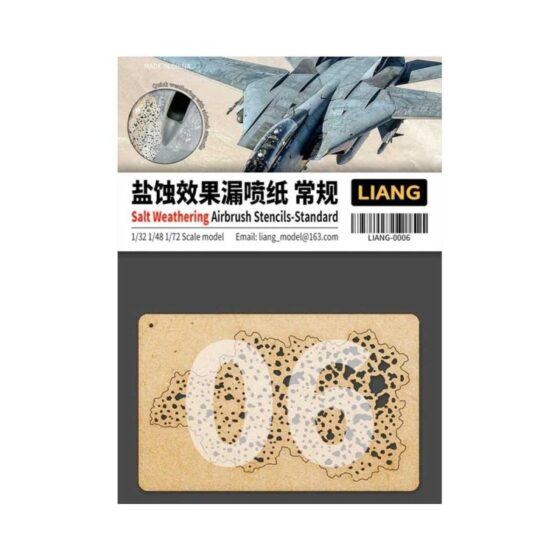 1/32,1/48,1/72 Salt Weathering Effects Airbrush Stencils-Sparse Liang 0006 1/32,1/48,1/72 Salt Weathering Effects Airbrush Stencils-Sparse Liang 0006