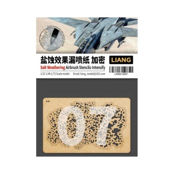 1/32,1/48,1/72 Salt Weathering Effects Airbrush Stencils-Intensive Liang 0007 1/32,1/48,1/72 Salt Weathering Effects Airbrush Stencils-Intensive Liang 0007