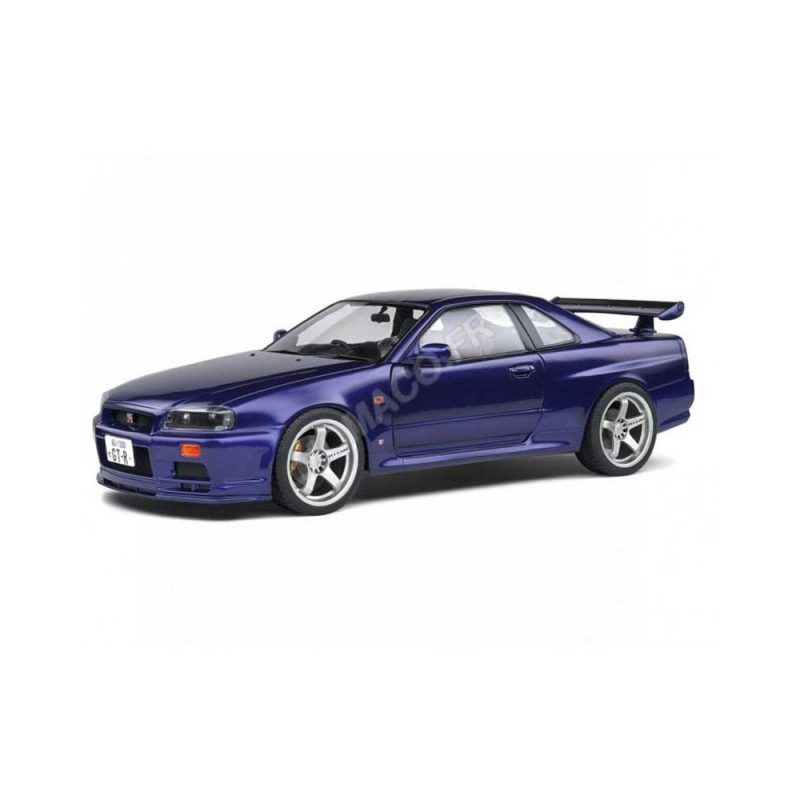 1/18 1999 Nissan GTR - Purple Solido S1804303 1/18 1999 Nissan GTR - Purple Solido S1804303