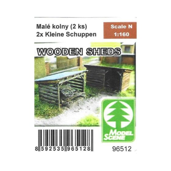 1/160 Wooden Sheds Model Scene MS96512 1/160 Wooden Sheds Model Scene MS96512