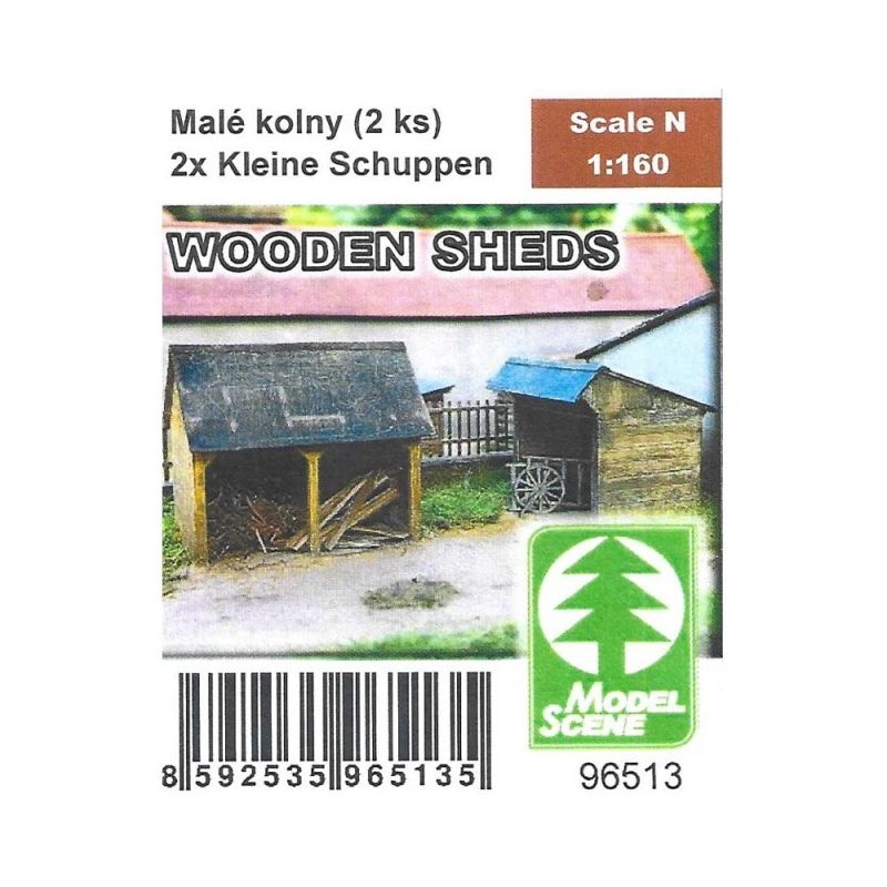 1/160 Wooden Sheds Model Scene MS96513