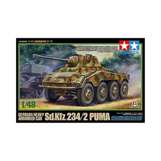 Tamiya German Heavy Armoured Car Sd.Kfz.234/2 Puma (1/48) 37010 Tamiya German Heavy Armoured Car Sd.Kfz.234/2 Puma (1/48) 37010