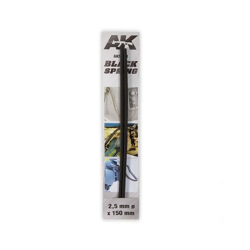 AK Interactive Black Spring 2.5mm AK-9191