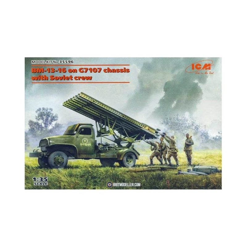 1/35 BM-13-16 on G7107 chassis w/Soviet crew ICM 35596
