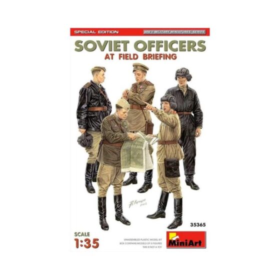 Miniart Soviet Officers at Field Briefing - Special Ed (1/35) 35365 Miniart Soviet Officers at Field Briefing - Special Ed (1/35) 35365