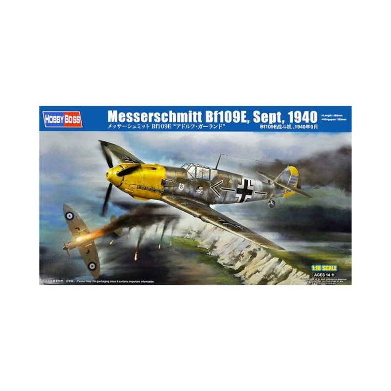 1/18 Messerschmitt Bf109E, Sept, 1940 Hobbyboss 81809