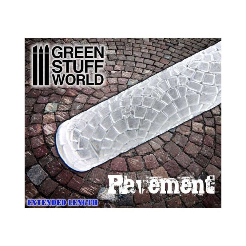 3D-Scale Cobblestone Roller For Model Making - 1:87, 1:72, 1:35 Scales (3D Printed PLA+)