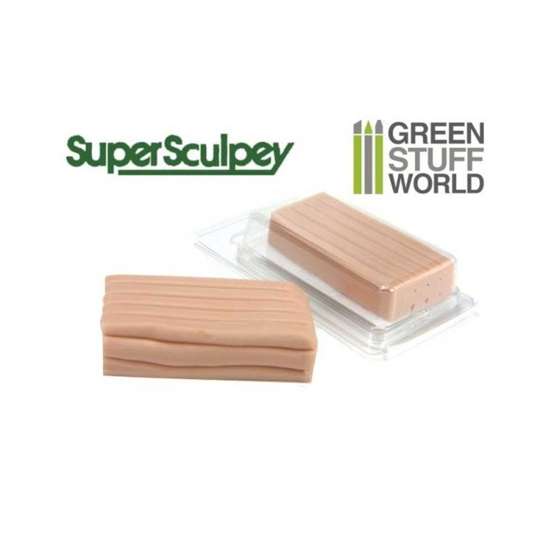 55g Super Sculpey Beige GreenStuffWorld 9010 | Scale Model Shop