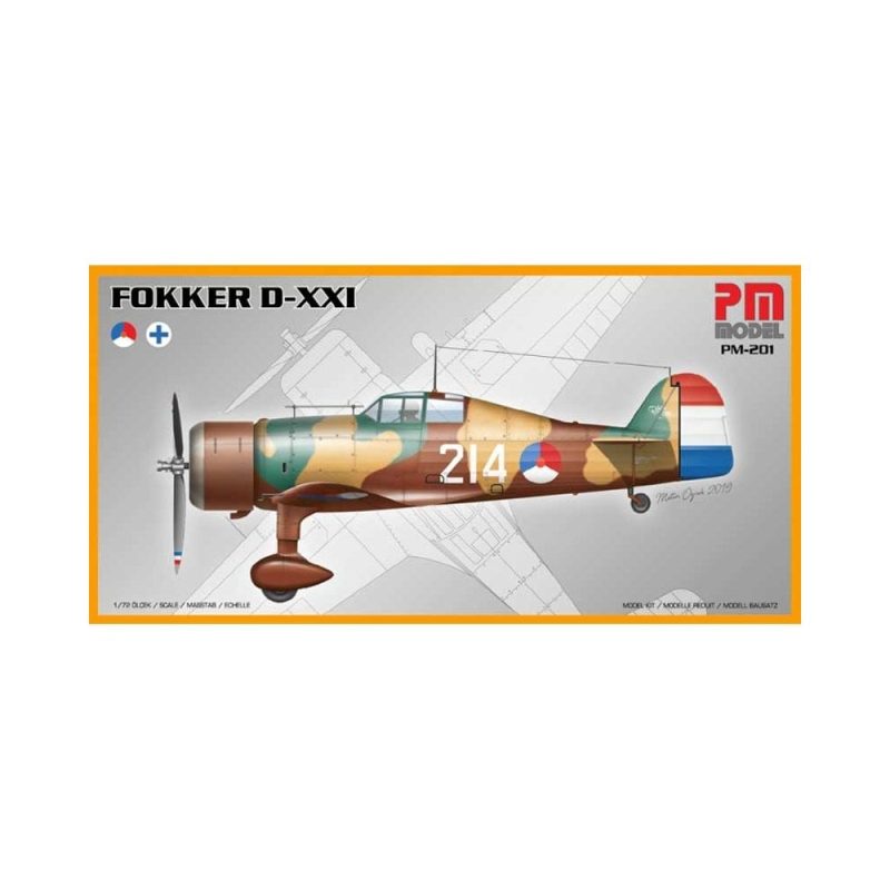 1/72 Fokker D-XXI (White 214) PM Model 201