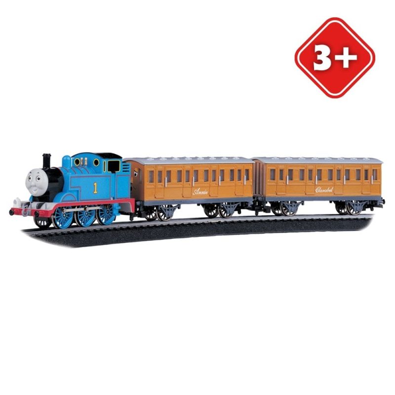 Thomas with Annie & Clarabel OO Scale Electric Train Set Bachmann 00642BE Thomas with Annie & Clarabel OO Scale Electric Train Set Bachmann 00642BE