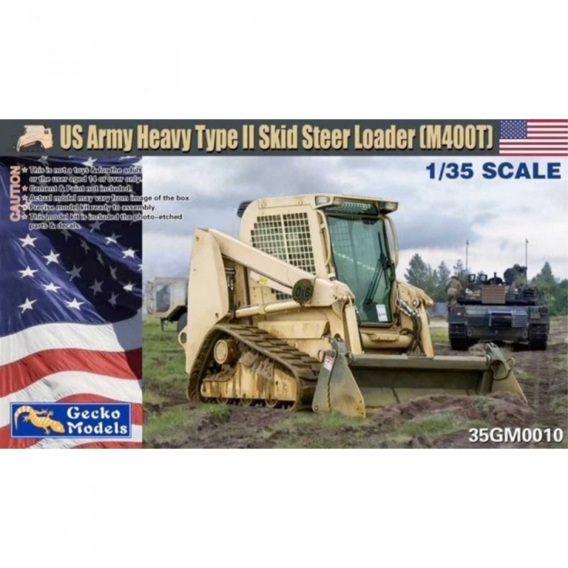 Gecko Models US Army Heavy Type II Skid Steer Loader M400T (1/35) 35GM0010