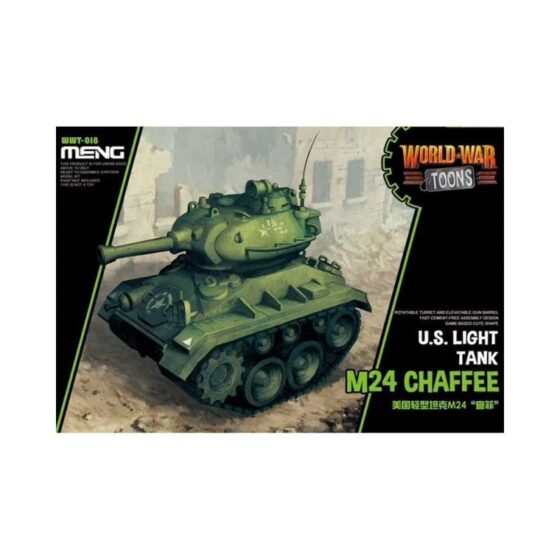World War Toons U.S. light tank M24 "Chaffee" Meng Model WWT-018 World War Toons U.S. light tank M24 "Chaffee" Meng Model WWT-018
