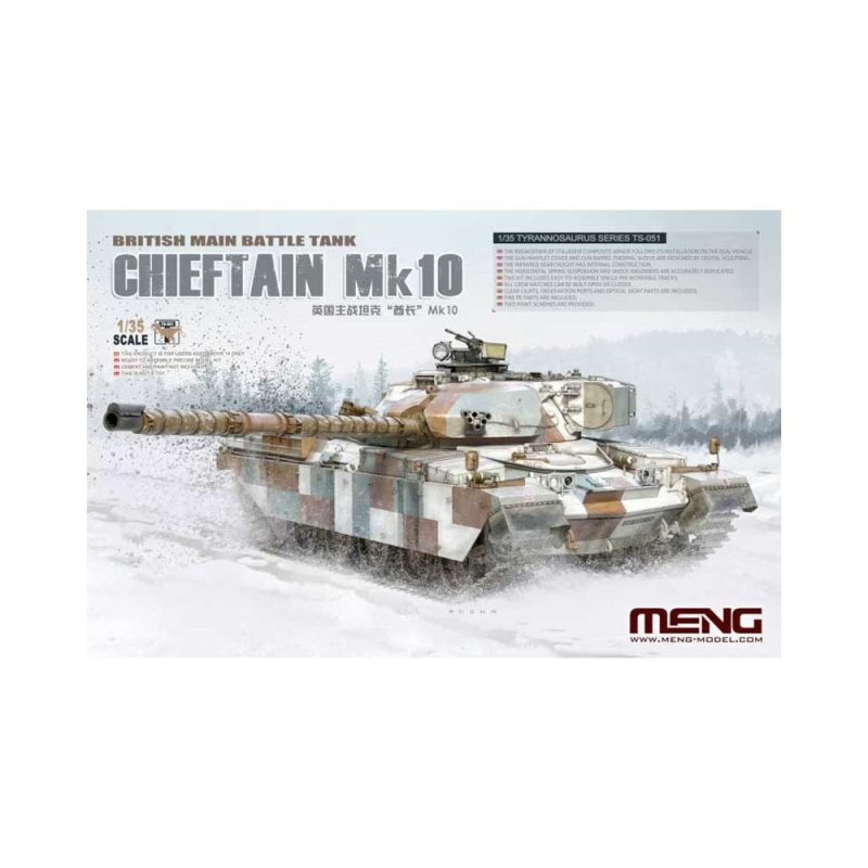 1/35 British Main Battle Tank Chieftain Mk10 Meng Model TS-051