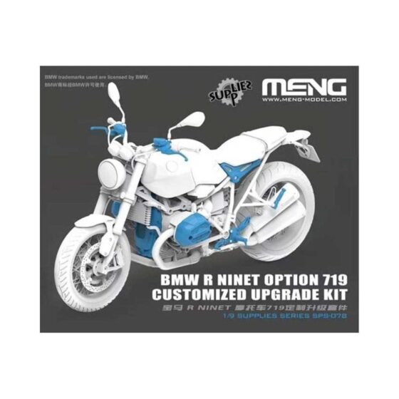 1/9 BMW R nineT Option 719 Customized Upgrade Kit Meng Model SPS-078 1/9 BMW R nineT Option 719 Customized Upgrade Kit Meng Model SPS-078