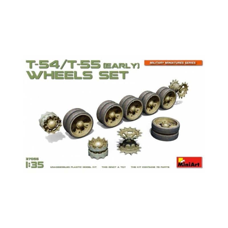Miniart T-54/T-55 Early Wheels Set (1/35) 37056