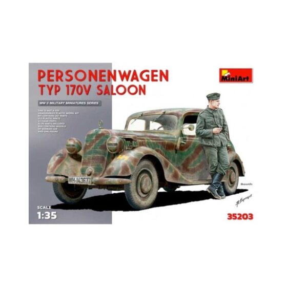 Miniart Personenwagen Type 170V Saloon (1/35) 35203 Miniart Personenwagen Type 170V Saloon (1/35) 35203